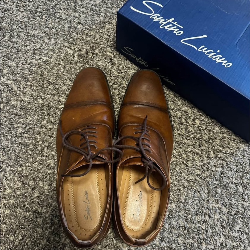 Men's Brown Leather Shoes